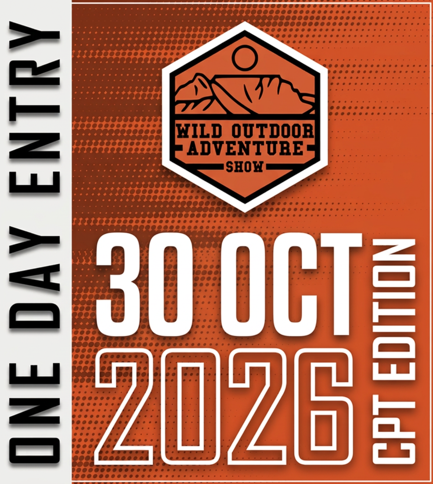 30 October 2026 (One Day Entry)